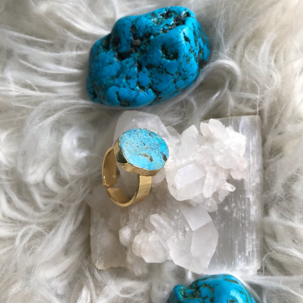Genuine Turquoise Ring - Picture 4 of 8